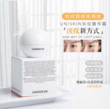 유니스킨 스마일 아이 크림 퍼밍 & 페이딩 파인 라인 크로우즈 피트 아이 라인 18g의 그림