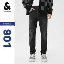 잭 존스 겨울 새로운 남성용 스트리트 조류 쿨 백 슬림 스트레치 편안한 청바지 바지 남자의 그림