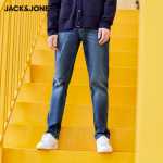 잭 존스 남성 캐주얼 페플럼 진 스트레이트 스트레치 캐주얼 블루 팬츠 바지 221432055의 그림