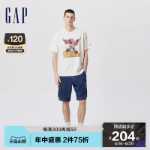 갭 남성 2023 여름 새로운 작업 스타일 트렌드 헤비급 청바지 624327 아웃 도어 캐주얼 반바지의 그림