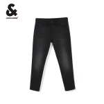 잭 존스 겨울 남성 인기 스트레치 캐주얼 솔리드 컬러 슬림 진 222432005A16의 그림