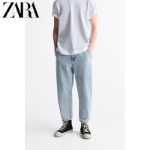 ZARA 봄 남성 릴랙스 핏 슬라우치 진 5862406 436의 그림