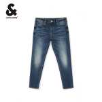 잭 존스 청바지 남성 신축성 슬림 작은 발 남성 바지 가을 새로운 바지 남성 트렌드 남성 바지의 그림