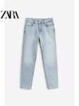 ZARA 여름 신상 남성용 수축 슬림핏 청바지 4060411 436의 그림