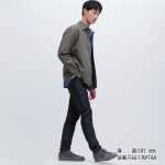 유니클로 남성용 하이 스트레치 스키니 진 (워싱 제품) 455472/457578 유니클로의 그림