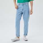 갭 남성 가을 빈티지 라이트 베이직 청바지 819663 아메리칸 루즈 테이퍼드 팬츠 롱 팬츠의 그림