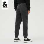 잭 존스 2022 가을과 겨울 남성용 편안한 느슨한 잘 생긴 청바지 드로 스트링 바지 남성용 새로운 조류의 그림