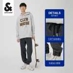 잭 존스 새로운 여름 뭉치 피트 조류 하이 스트리트 스트레치 단색 패션 캐주얼 통근 데님 나인 분 바지 남자의 그림