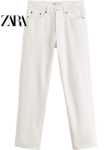 ZARA 봄 남성 [1995] 클린핏 스트레이트 레그 캐주얼 청바지 8062405 251의 그림