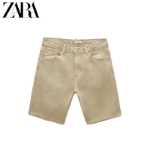 ZARA 세일 시즌 남성용 컬러 데님 캐주얼 반바지 0108436 711의 그림