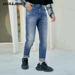 잭존스 잭존스 봄 남성 슬림 테이퍼드 스트레치 라이크라 에코 패브릭 청바지 221332065의 그림
