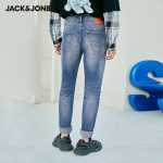 잭존스 잭존스 봄 남성 슬림 테이퍼드 스트레치 라이크라 에코 패브릭 청바지 221332065의 그림