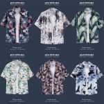 반팔 꽃 무늬 셔츠 하이난 섬 의류 비치웨어 산야 여름 웨이펑 태국 여행 남성 커플 캐주얼 느슨한상의의 그림