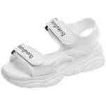 스포츠 해변 여성 샌들의 그림