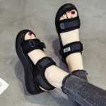 여성 샌들의 그림