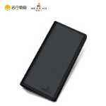 긴 지퍼 가죽 지갑의 그림