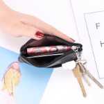 가죽 동전 지갑의 그림