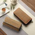 수제 등나무 클러치 백의 그림