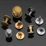 금속 리벳 버클 양면 캡의 그림