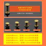 금속 리벳 버클 양면 캡의 그림