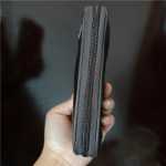 소가죽 휴대폰 가방의 그림