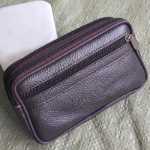 가죽 휴대폰 가방의 그림