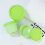 크림 디스펜서 병 바디 밀크 스킨 케어 화장품 디스펜서 박스 화장품 샘플 빈 병 여행 휴대용 세트의 그림