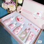 레드 엘리펀트 베이비 워시 세트 선물 세트 신생아 목욕 및 샤워 제품 정품 최신 날짜의 그림