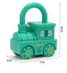 어린이 잠금 해제 장난감 몬테소리 조기 교육 퍼즐 아기 번호 일치 열쇠 자물쇠 아기 유치원 1 세 교구의 그림