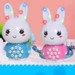 어린이 미니 토끼 다기능 이야기 기계 가벼운 음악 조기 교육 교육 장난감 계몽 어린이 노래 재생의 그림