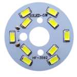 LED 램프 보드 원형 칩 램프 구슬 고휘도 크리스탈 램프 다운 라이트 개조의 그림