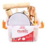 유치원 오르프 타악기 교구 어린 이용 유아 장난감 딸랑이 플레이트 모래 망치 탬버린 트라이앵글 철 이중 딸랑이의 그림