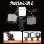 미니 휴대용 채우기 조명 셀프 타이머 휴대 전화 라이브 사진 재생 조명 RGB 풀 컬러 SLR 카메라 사진 포켓 채우기 조명 LED 소형 야외 핸드 헬드 촬영 음식 부드러운 조명 전문의 그림