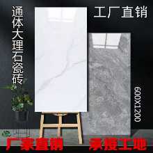 대리석 슬라브 벽 타일을 통해 현대적인 미니멀리스트 바닥 타일 타일 600x1200 거실 짙은 회색 바닥 타일의 그림