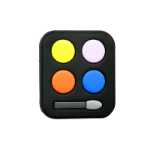 꽃 버클 PVC 신발의 그림