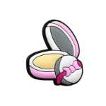 꽃 버클 PVC 신발의 그림