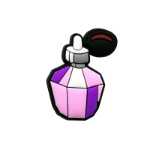 꽃 버클 PVC 신발의 그림