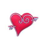 꽃 버클 PVC 신발의 그림