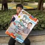 5단계 트랙 주차장 42cm의 그림