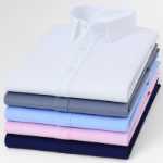 대나무 섬유 셔츠 편안한 비철 비즈니스 남성 셔츠 선호되는 남성용 편안한 캐주얼 긴팔 남성 셔츠의 그림