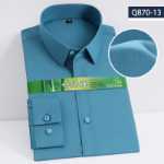 대나무 섬유 셔츠 편안한 비철 비즈니스 남성 셔츠 선호되는 남성용 편안한 캐주얼 긴팔 남성 셔츠의 그림