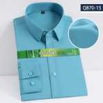 대나무 섬유 셔츠 편안한 비철 비즈니스 남성 셔츠 선호되는 남성용 편안한 캐주얼 긴팔 남성 셔츠의 그림