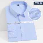 대나무 섬유 셔츠 편안한 비철 비즈니스 남성 셔츠 선호되는 남성용 편안한 캐주얼 긴팔 남성 셔츠의 그림