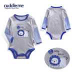 안아주세요 아기 아기 범 랩 삼각 하버 슈트 아기 옷 긴 소매 아기 옷의 그림