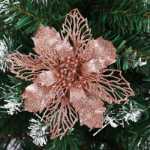 속이 빈 크리스마스 꽃 멀티 컬러 사용 가능사무용 가구 액세서리행잉크리스마스 장식크리스마스 트리 액세서리의 그림