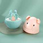 새로운 베이비 네일 케어 세트 어린이 안전 손톱깎이 베이비 케어 세트 신생아 손톱깎이의 그림