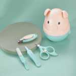 새로운 베이비 네일 케어 세트 어린이 안전 손톱깎이 베이비 케어 세트 신생아 손톱깎이의 그림