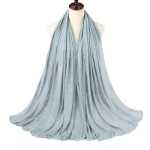 새로운 스웨트 천 히잡 흑백 여성용 히잡 아라비아 여성용 스웨트 천 머리 덮개 MSL109의 그림