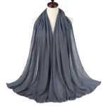 새로운 스웨트 천 히잡 흑백 여성용 히잡 아라비아 여성용 스웨트 천 머리 덮개 MSL109의 그림