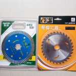 다이아몬드 톱날 타일 콘크리트 톱날 화강암 대리석 목재 절단 톱날의 그림